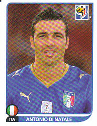 Antonio Di Natale Italy samolepka Panini World Cup 2010 #425